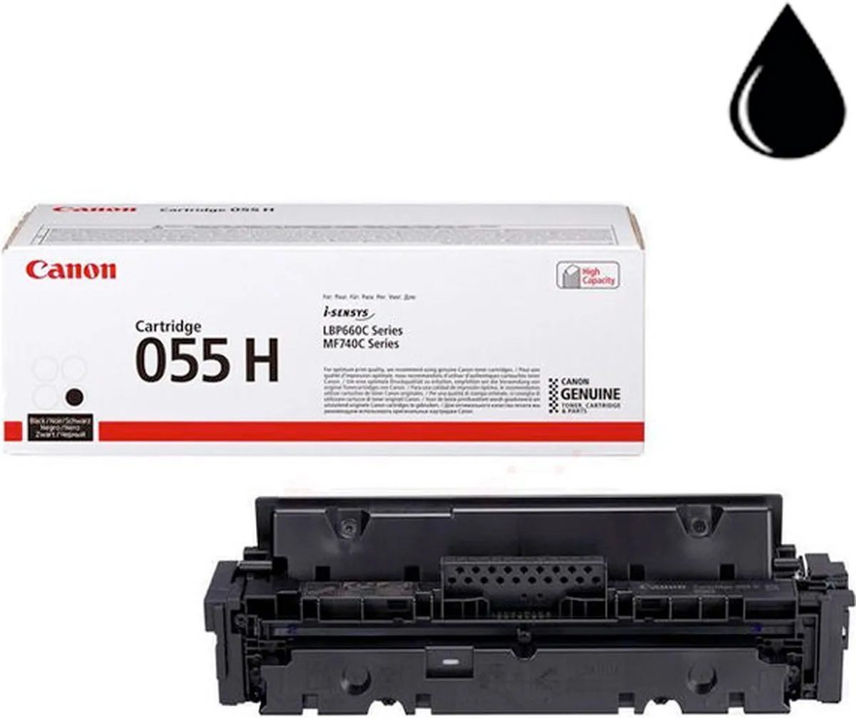 Canon 055H Toner - Zwart - 25.300 pagina's