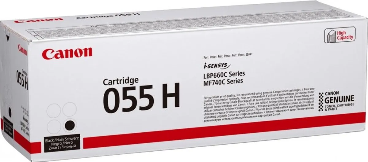 Canon 055H Toner - Zwart - 25.300 pagina's