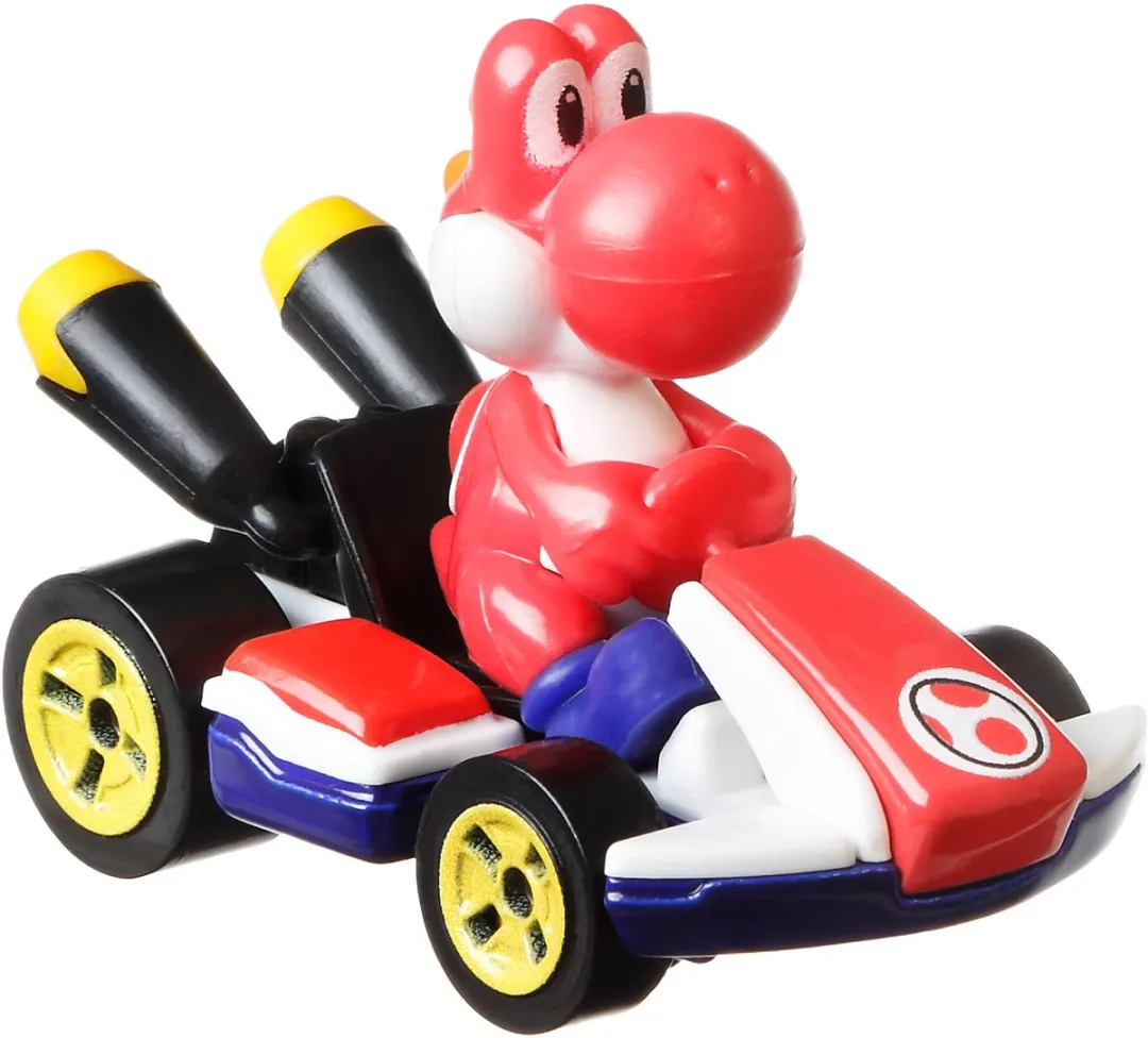 Hot Wheels Mario Kart Vehicle GPD90 - Zwart/Blauw/Rood/Wit