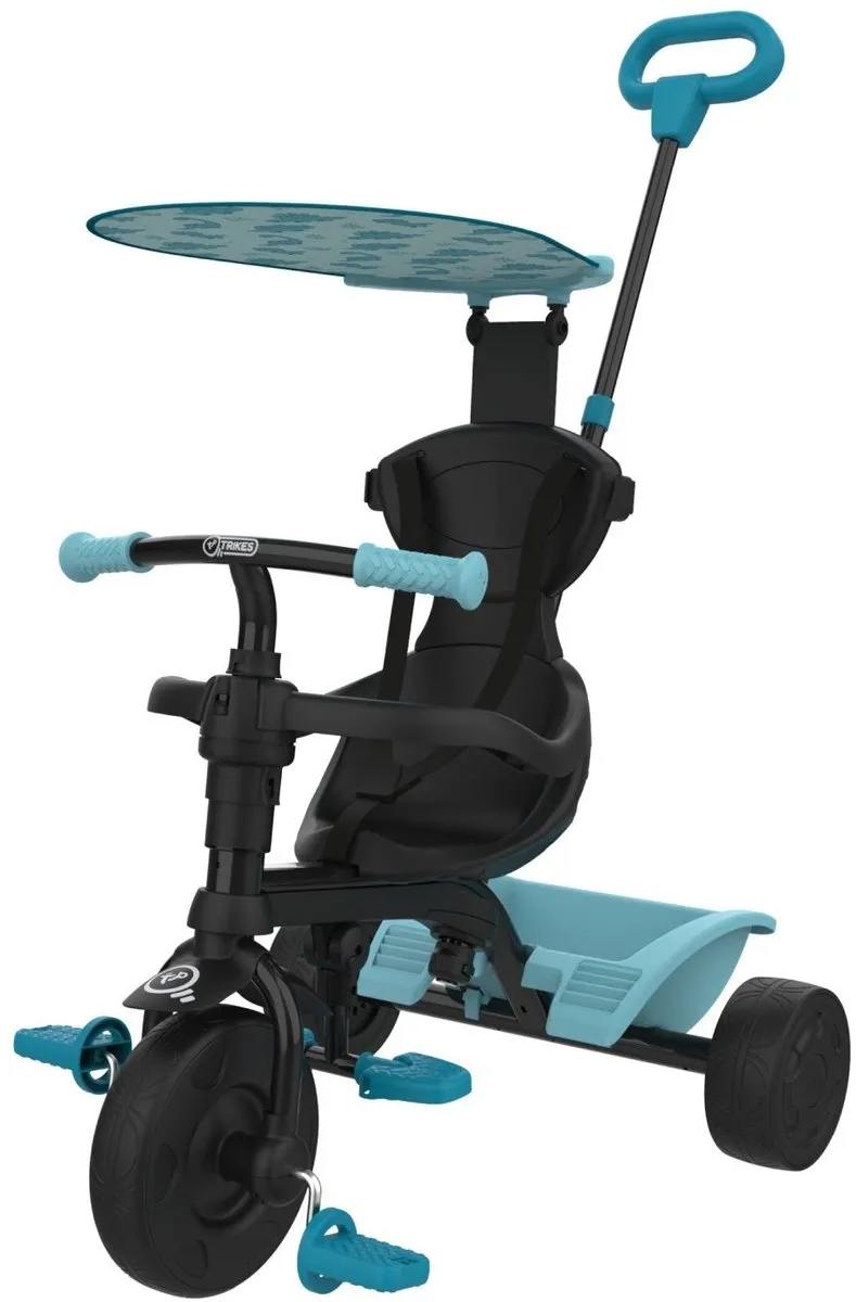 TP Toys Unicorn 4-in-1 Driewieler - Blauw