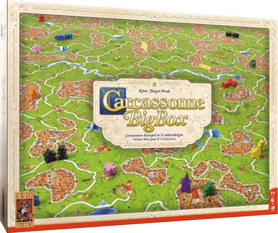 999 Games Carcassonne Big Box 4 Bordspel