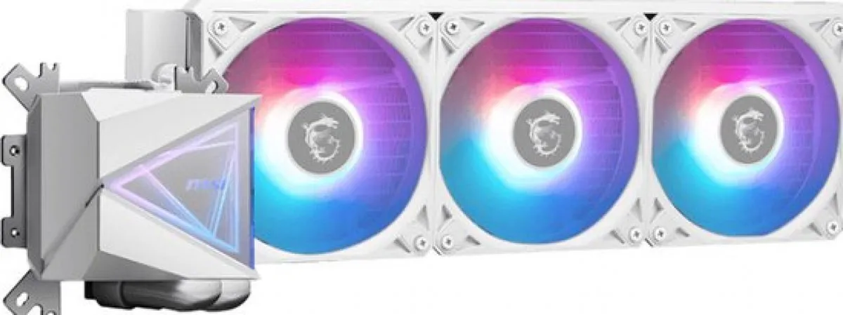 MSI MAG CORELIQUID I360 Witte Processor Koeling
