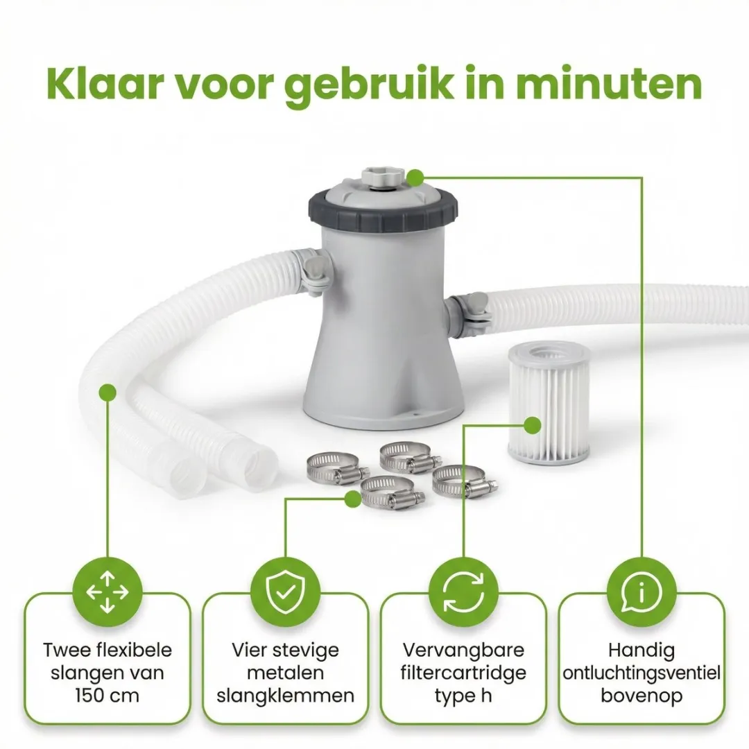 Intex 28602GS Filterpomp 1250 l/u - 18 Stuks
