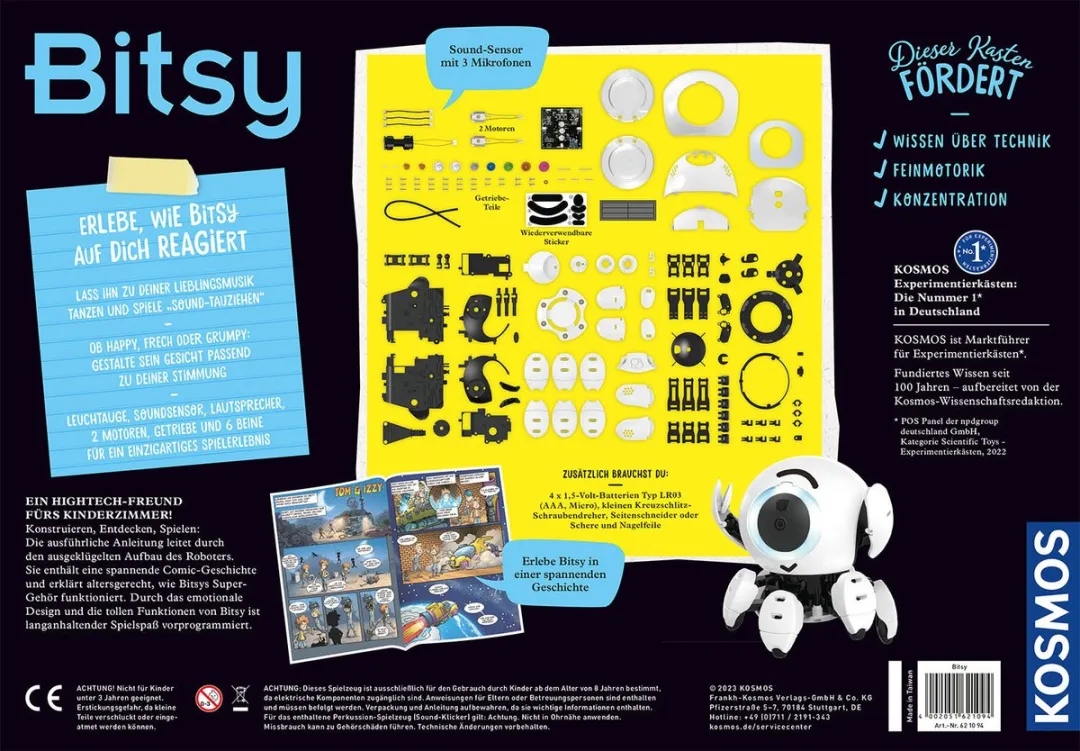 Kosmos Bitsy Robotica Experimenteerdoos 43678786 - 8-14 jaar