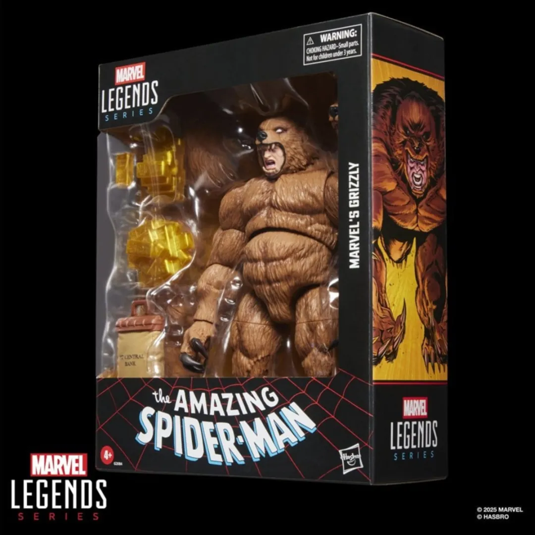 Hasbro Marvel Legends Grizzly Action Figuur 15cm - Multi - afbeelding 6 van 6