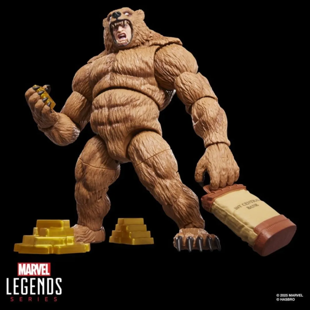 Hasbro Marvel Legends Grizzly Action Figuur 15cm - Multi