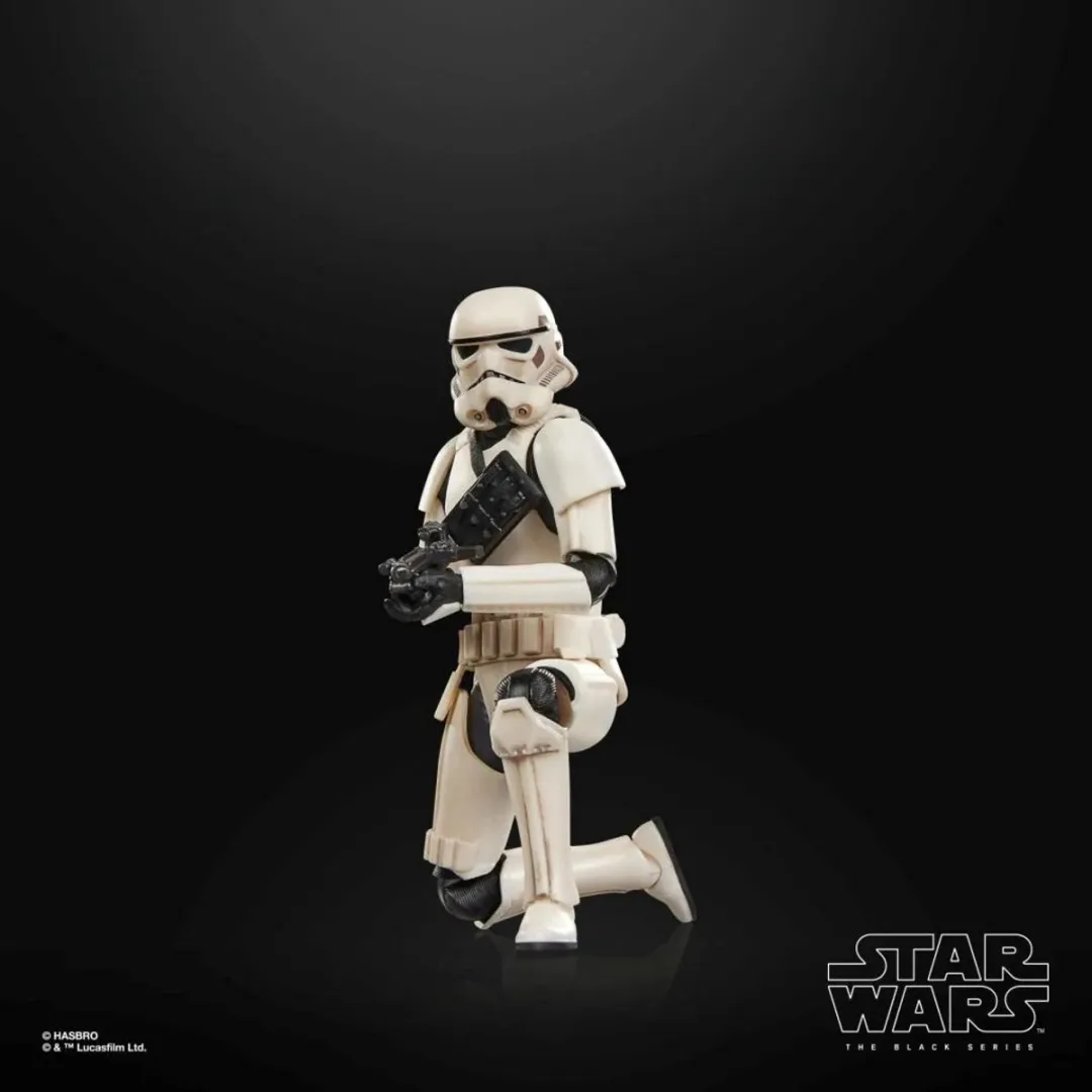 Hasbro Star Wars The Mandalorian & Grogu Stormtrooper - 15cm - Zwart/Wit
