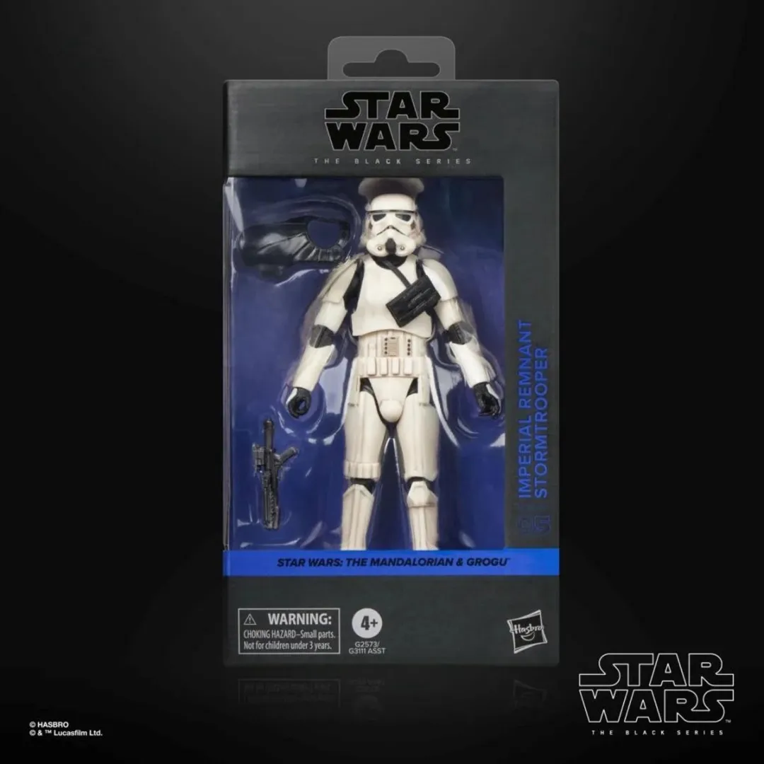 Hasbro Star Wars The Mandalorian & Grogu Stormtrooper - 15cm - Zwart/Wit