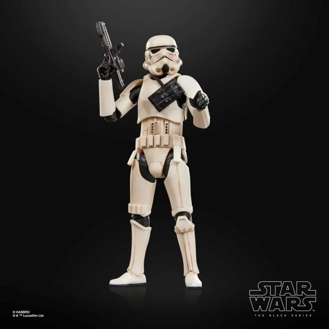 Hasbro Star Wars The Mandalorian & Grogu Stormtrooper - 15cm - Zwart/Wit