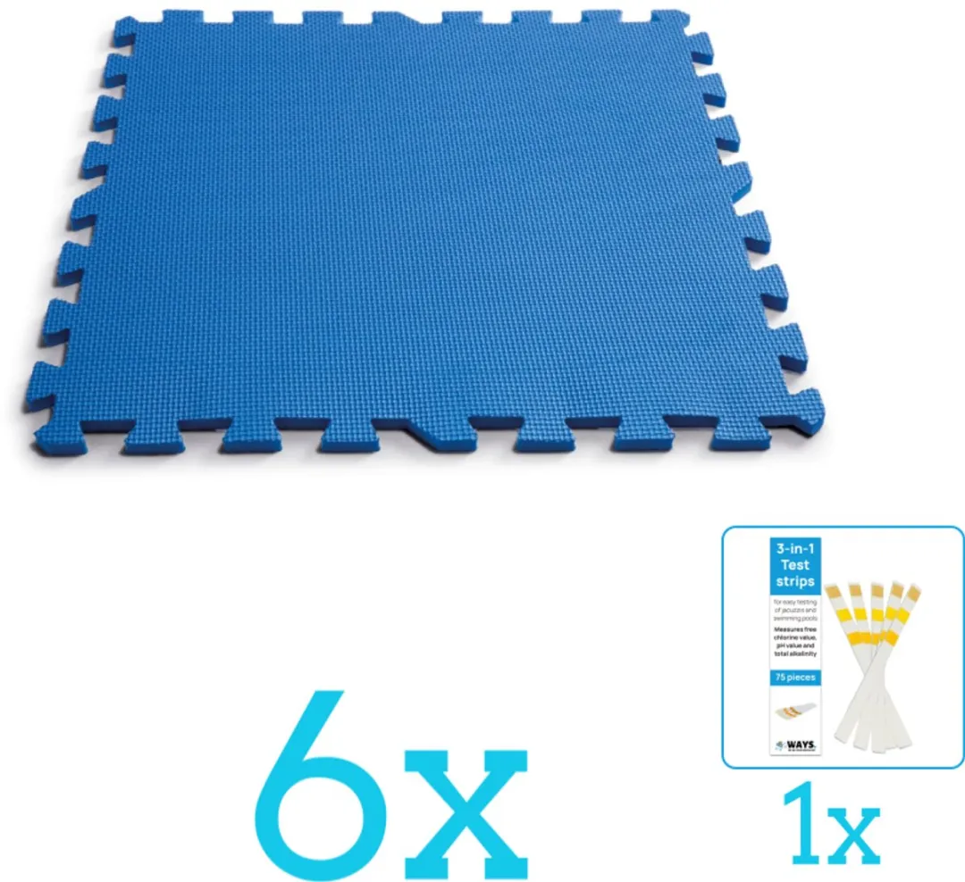 Intex Zwembadtegels 50x50cm 6-delig