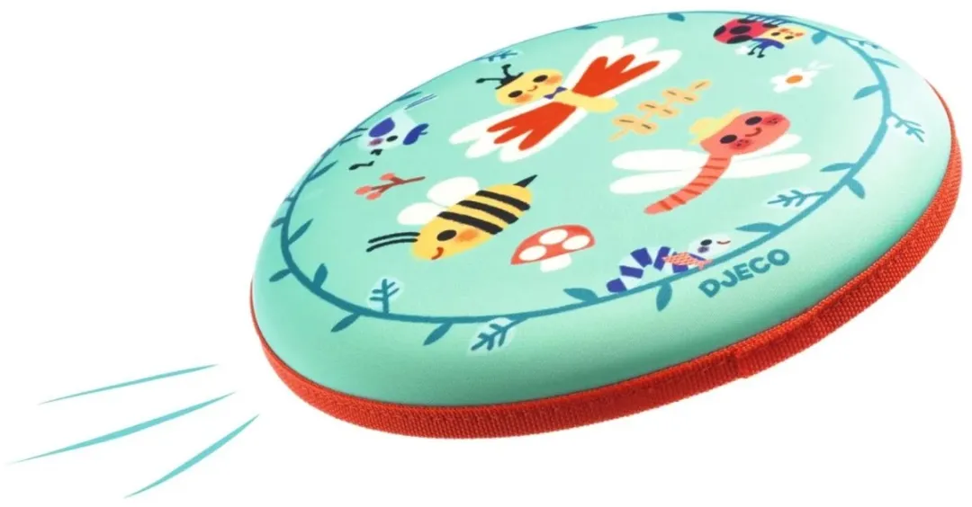 Djeco Lichtgewicht Frisbee 4+ - Groen/Rood