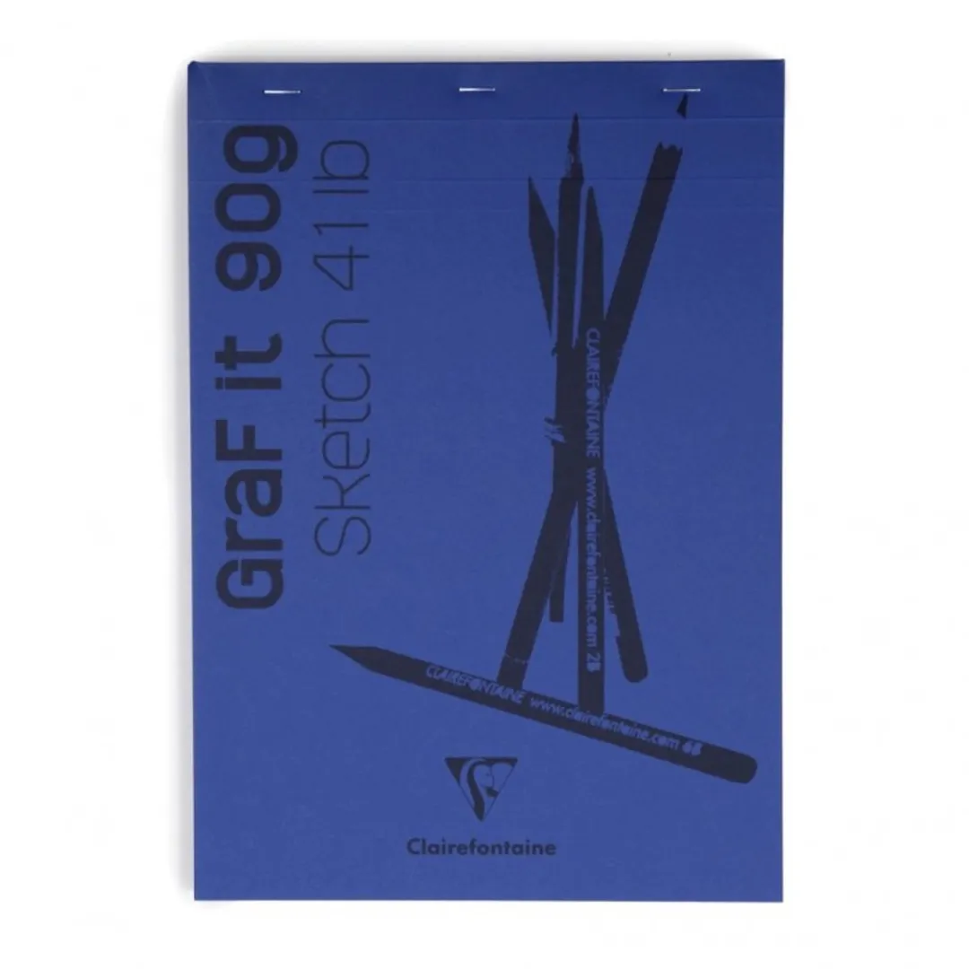 Clairefontaine Graf'It A6 Schetsblok - 80 Vel - Gekleurd