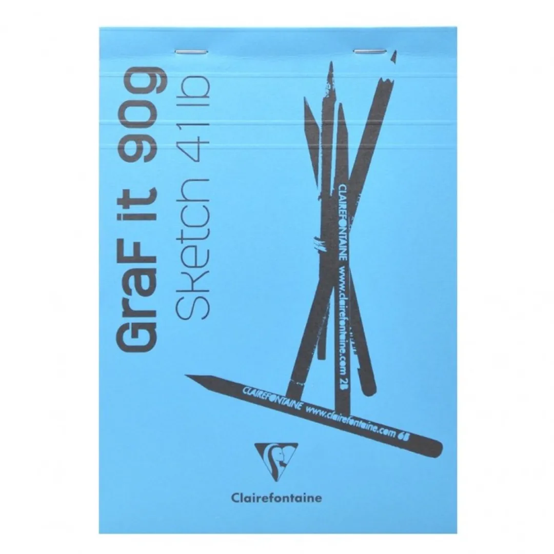 Clairefontaine Graf'It A6 Schetsblok - 80 Vel - Gekleurd
