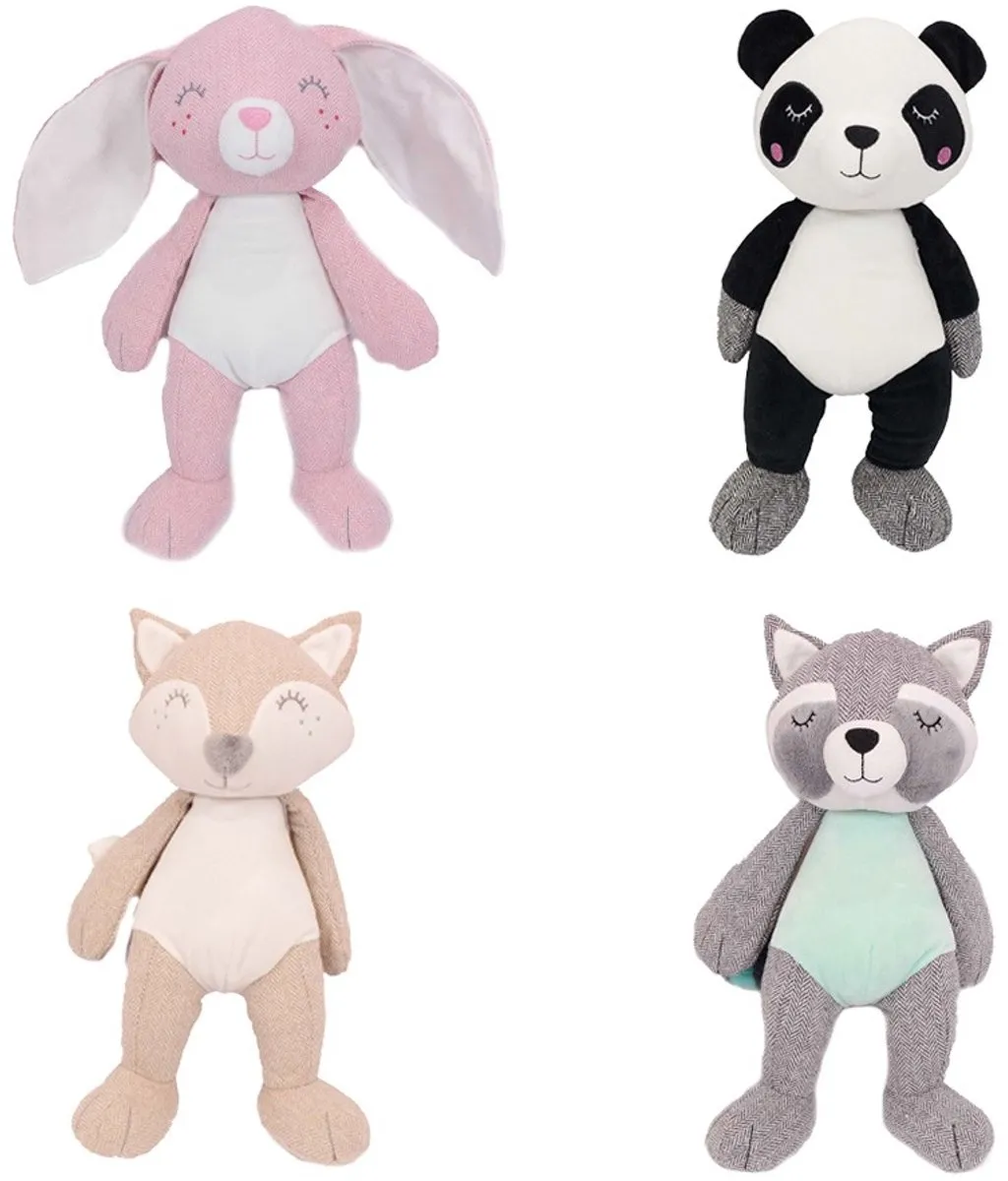 PIA Soft Toys Pluche Knuffels Set 4 Stuks