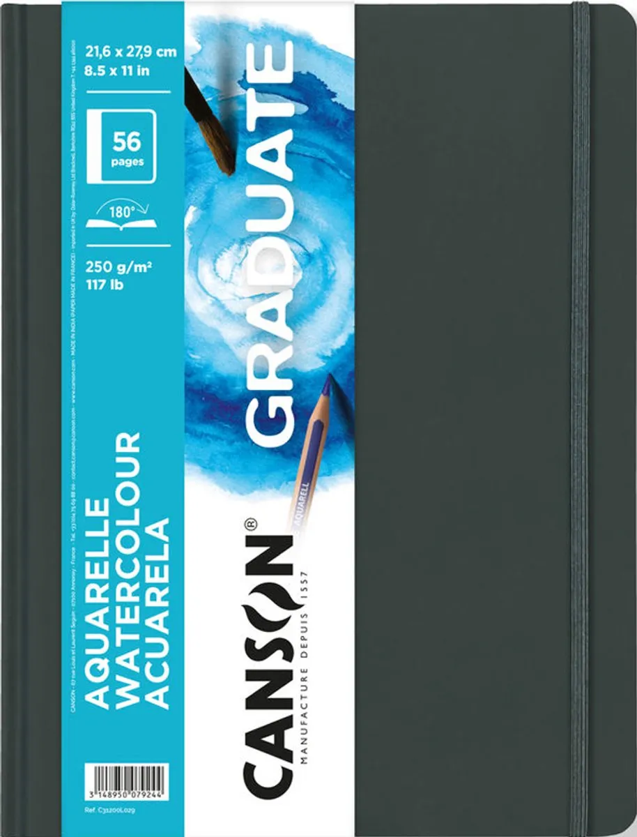 Canson Graduate Aquarel Schetsboek 216x140mm