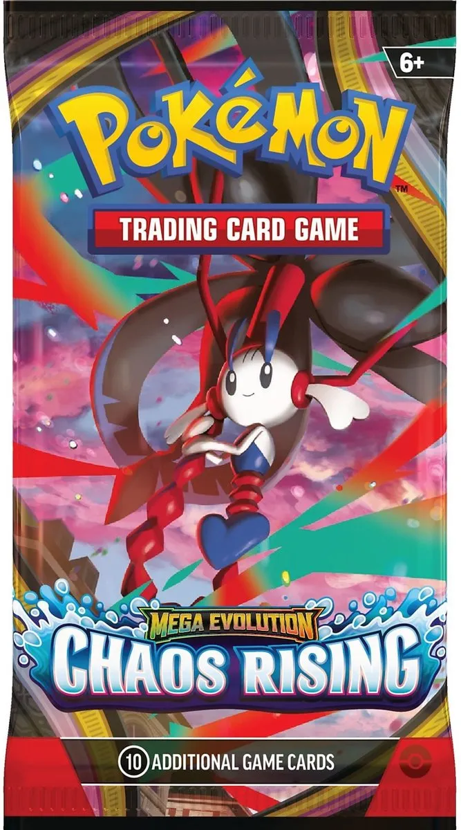 Pokémon TCG Mega Evolution Chaos Rising Booster