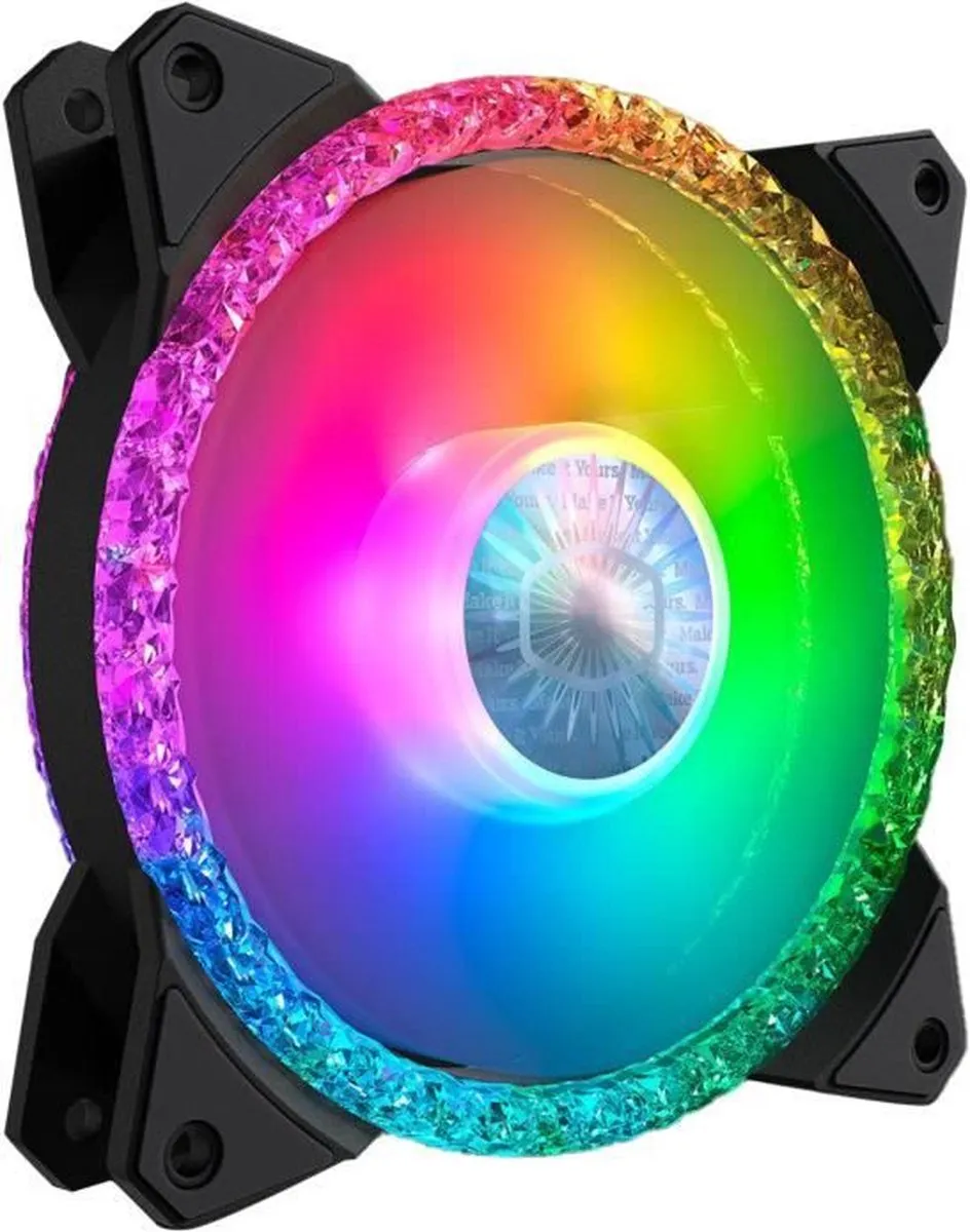 Cooler Master Masterfan MF120 Prismatic - 120mm RGB Ventilator - Zwart