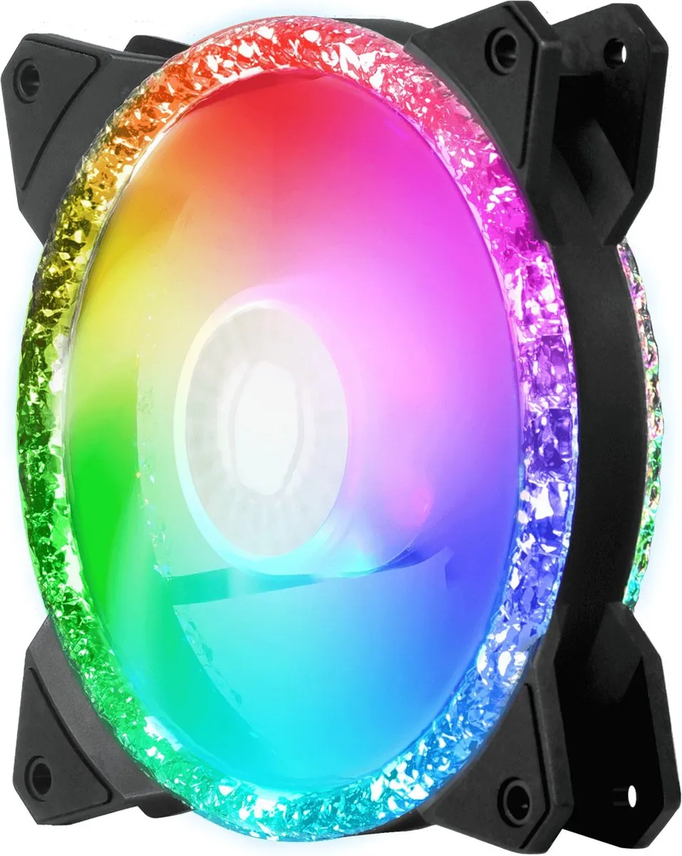 Cooler Master Masterfan MF120 Prismatic - 120mm RGB Ventilator - Zwart