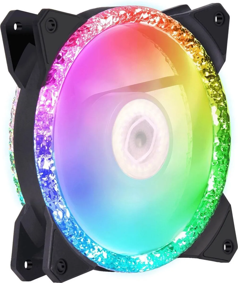 Cooler Master Masterfan MF120 Prismatic - 120mm RGB Ventilator - Zwart