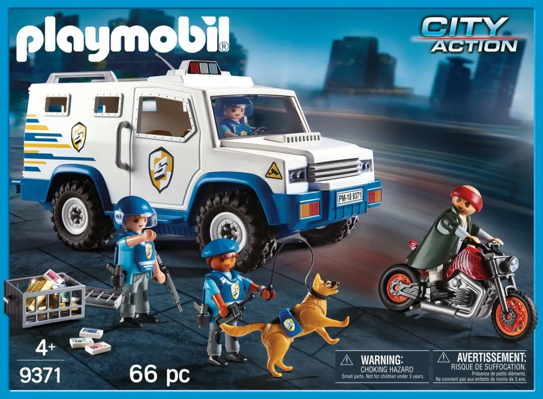 Playmobil Geldtransport 9371 - Multicolor