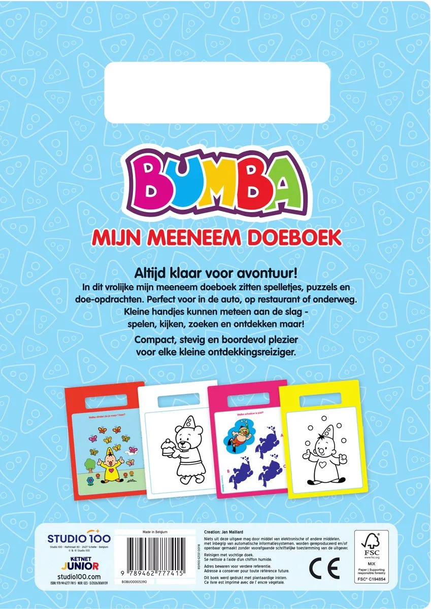 Studio 100 Bumba Doeboek On the Go
