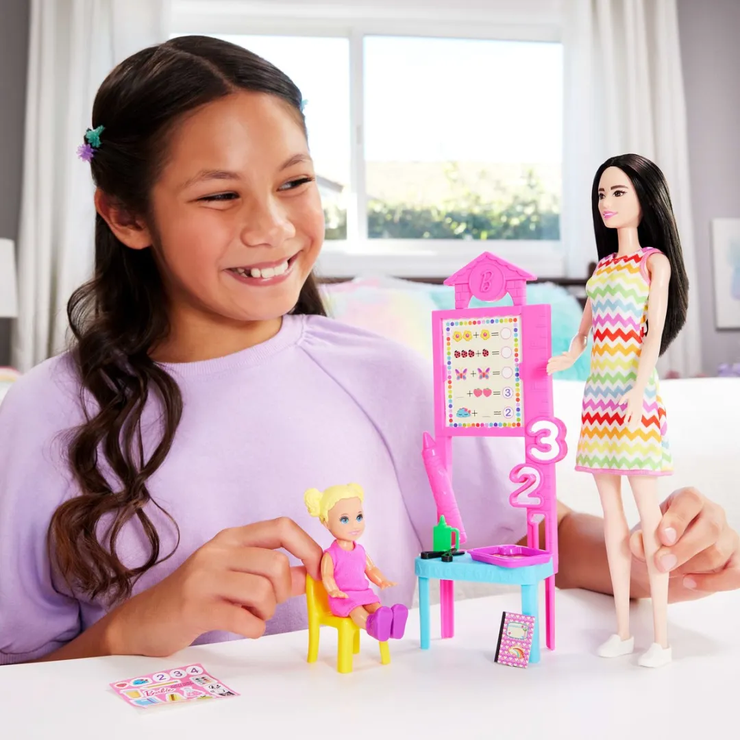Barbie Teacher Doll Modepop - Meerkleurig