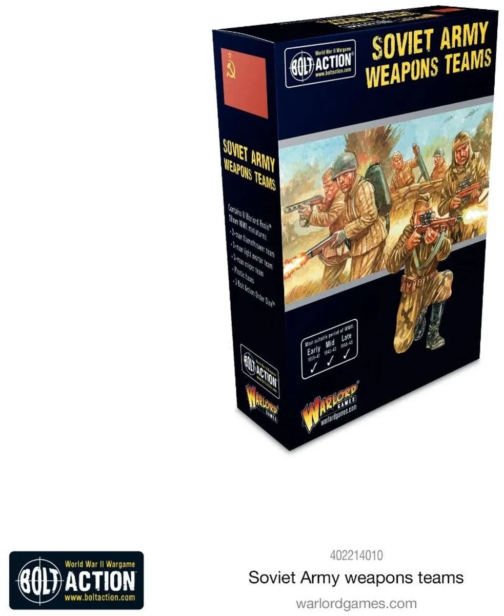 Warlord Games Soviet Army Weapons Teams