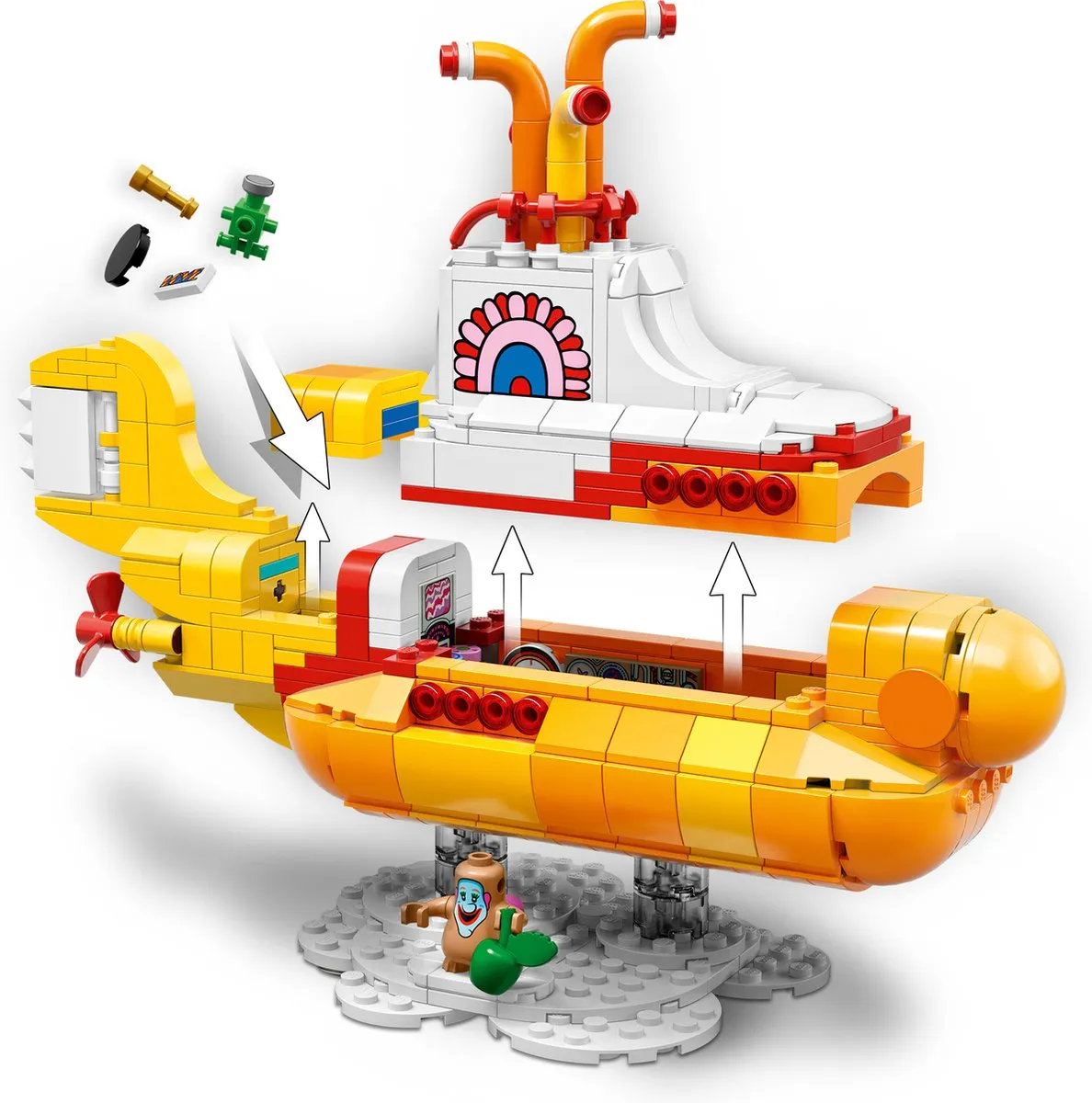 LEGO Ideas Yellow Submarine 21306 - 550 Stukken - afbeelding 5 van 6