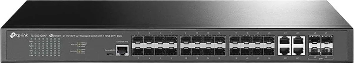 TP-Link TL-SG3428XF Switch - 24x 1Gbps - afbeelding 6 van 6