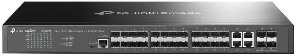 TP-Link TL-SG3428XF Switch - 24x 1Gbps