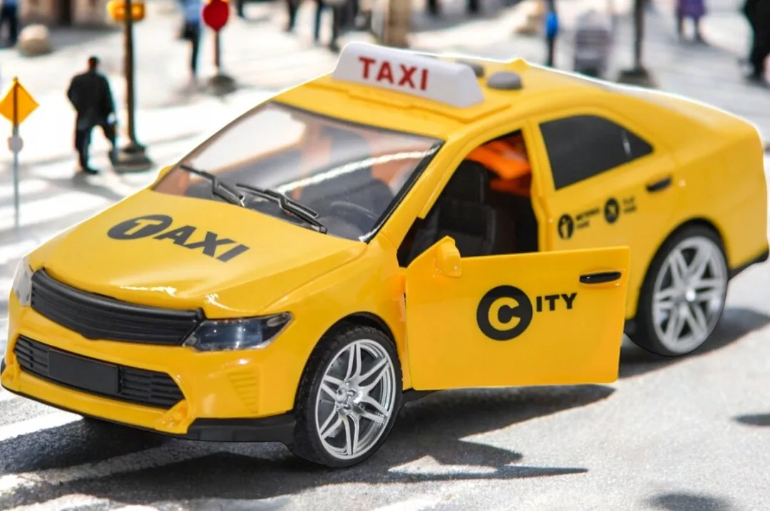 TOYSTAR Taxi Speelgoedauto 1:14 Geel
