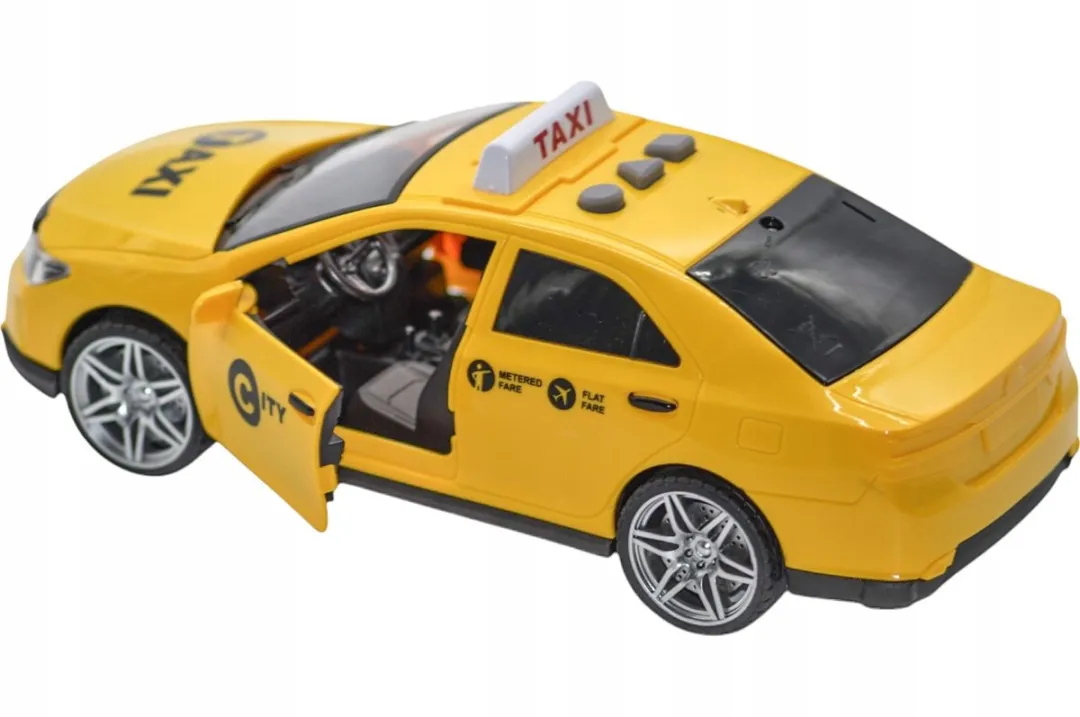 TOYSTAR Taxi Speelgoedauto 1:14 Geel