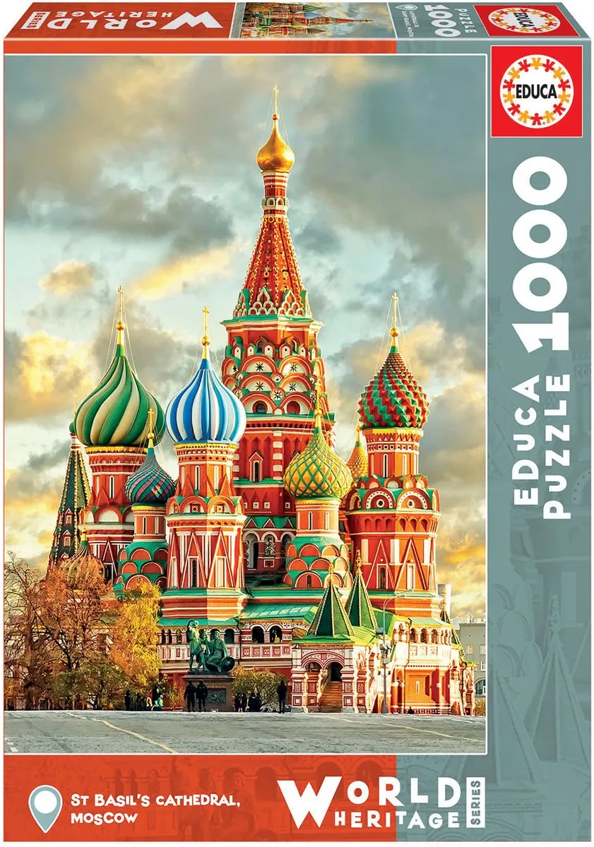 Educa St Basil’s Cathedral Moscow Puzzel 1000 Stuks