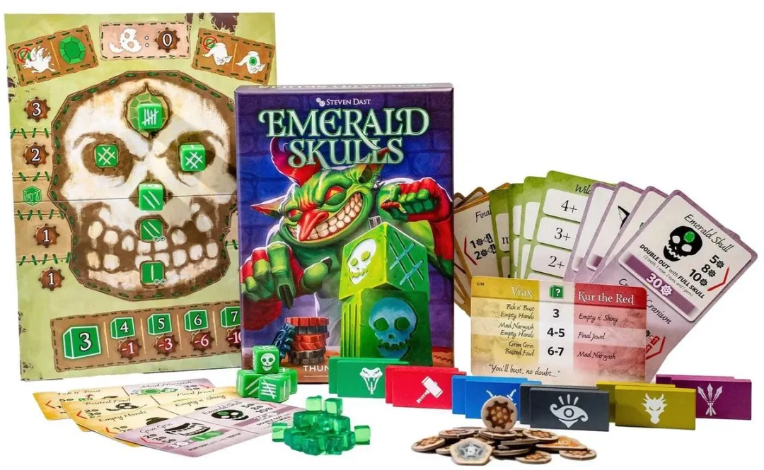 Asmodee Emerald Skulls TWK4020 Bordspel - 2-6 Spelers