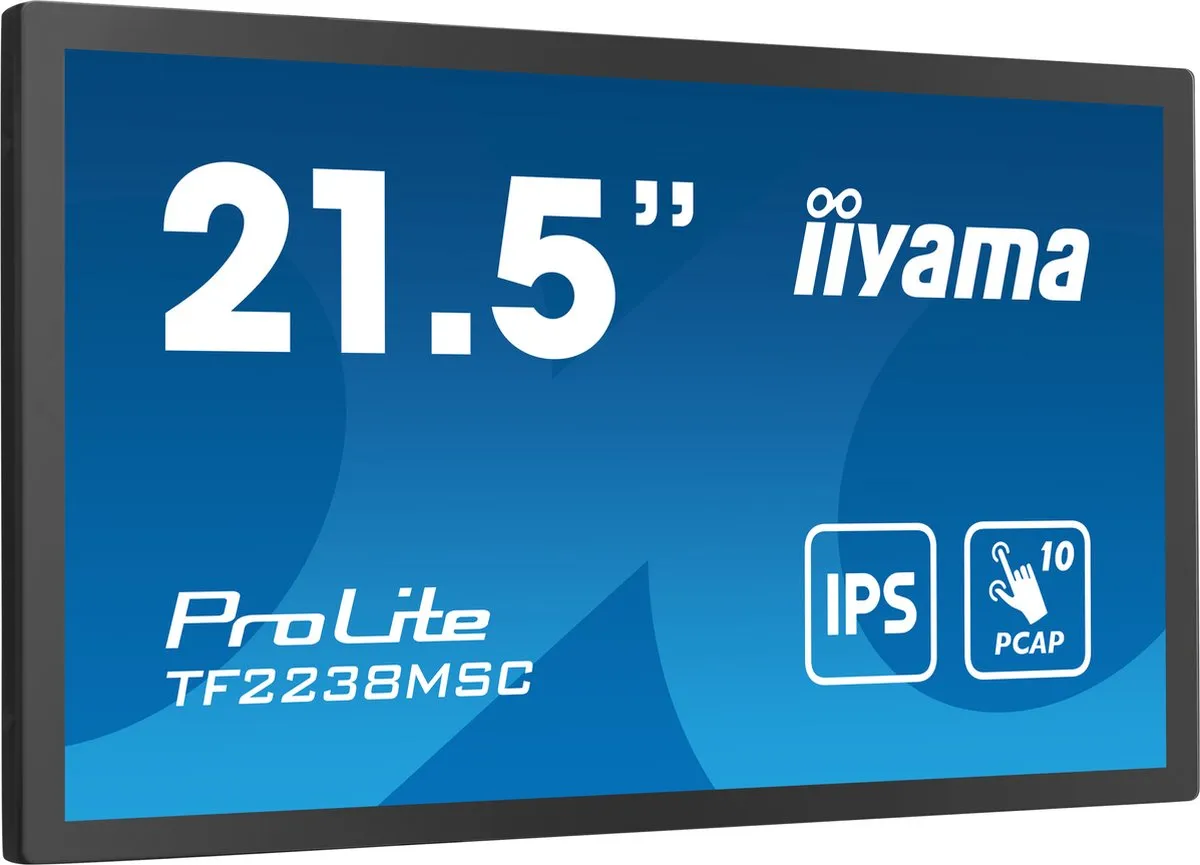 iiyama TF2238MSC-B1 Touchscreen Beeldkrant 22" Full HD