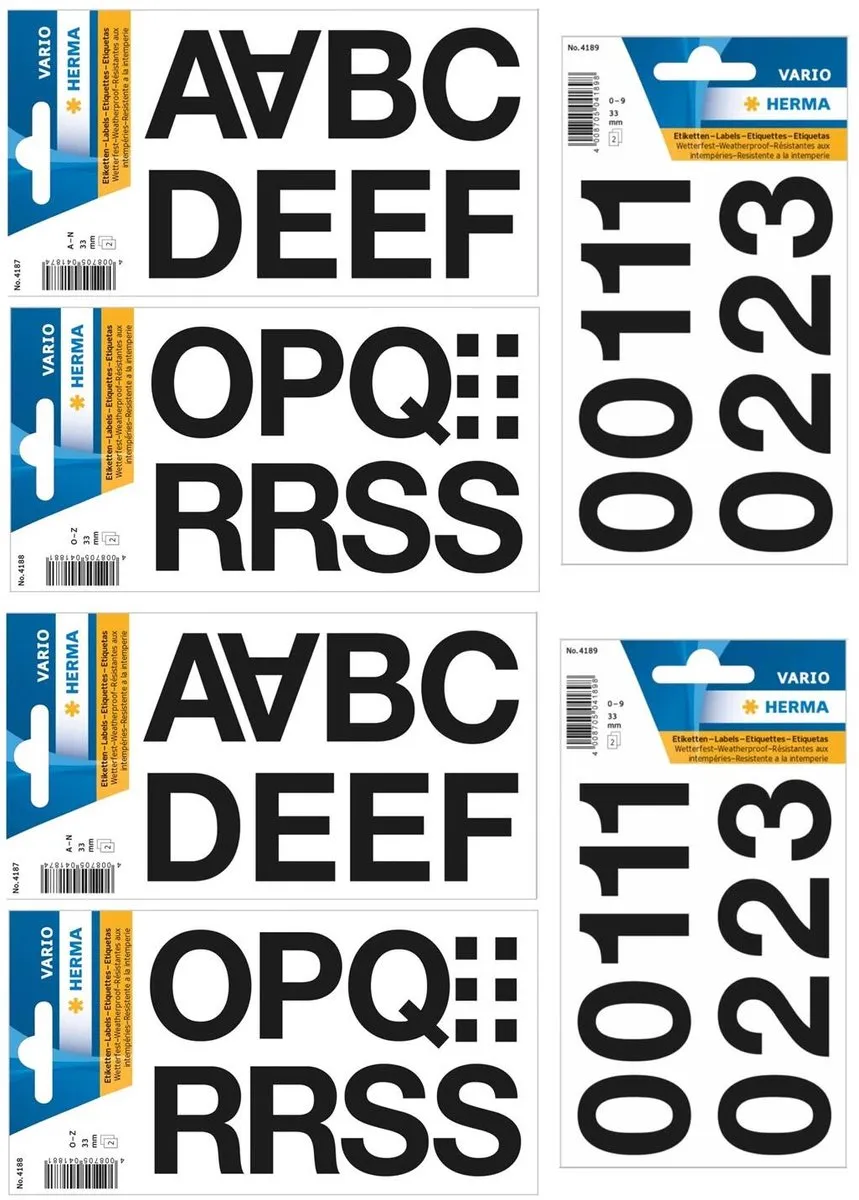 Herma Stickerletters & Cijfers 33mm