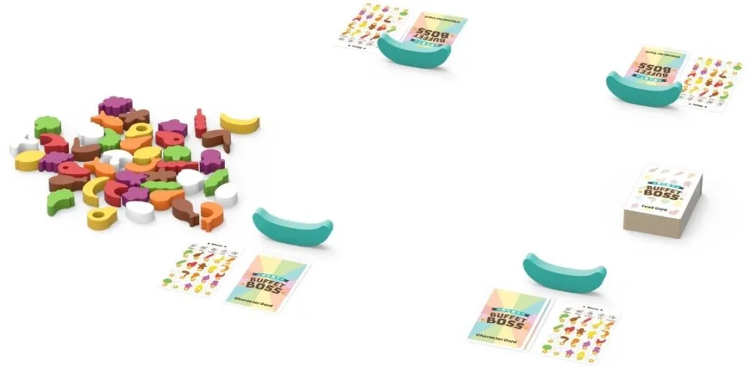 Asmodee Buffet Boss Behendigheidsspel - 2-6 Spelers