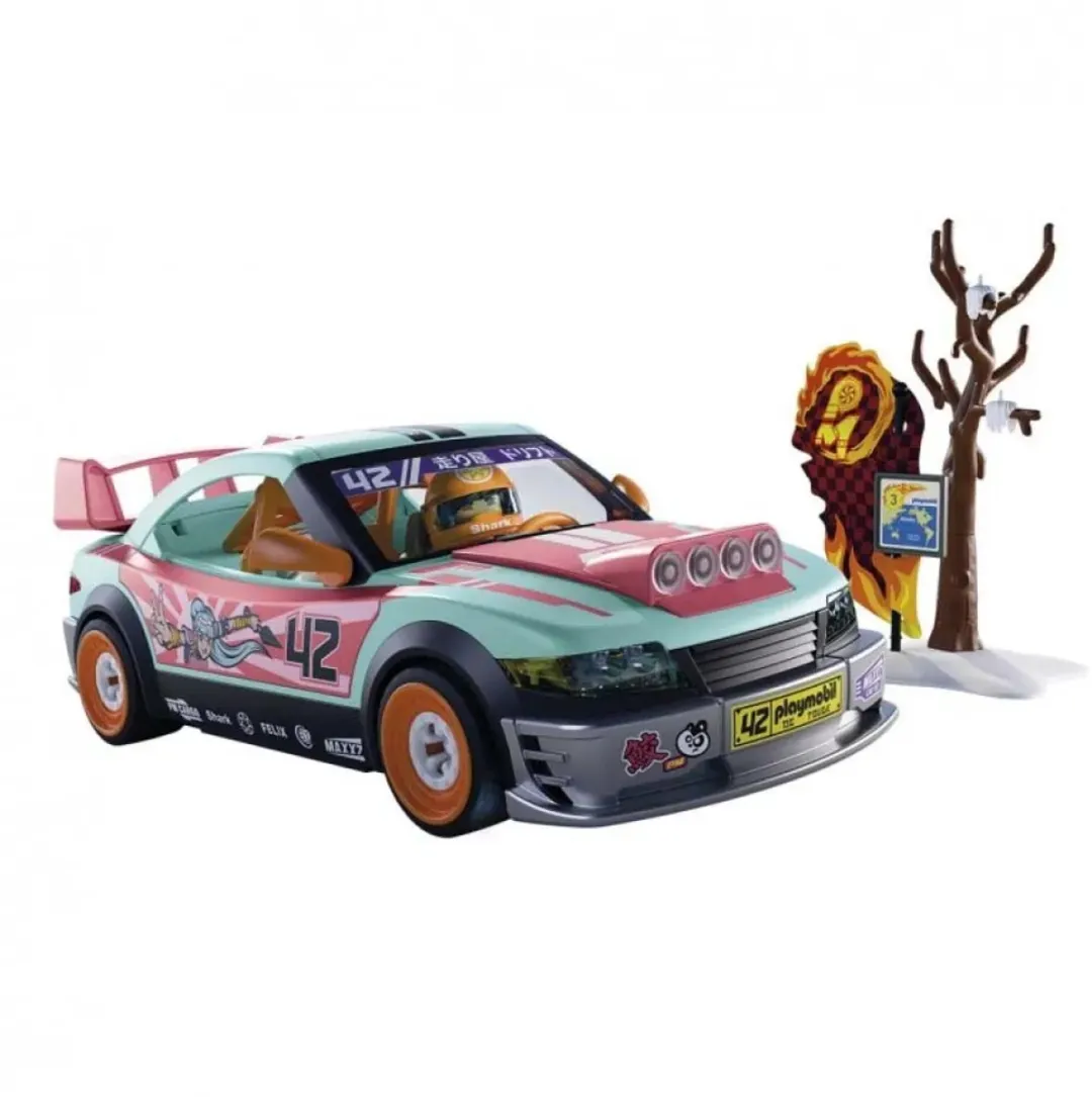 Playmobil 72062 Raceauto Speelset - 68-delig