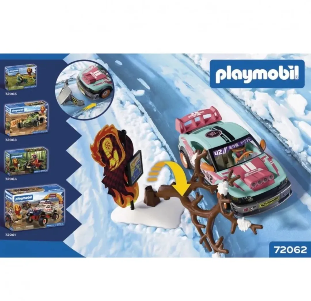 Playmobil 72062 Raceauto Speelset - 68-delig