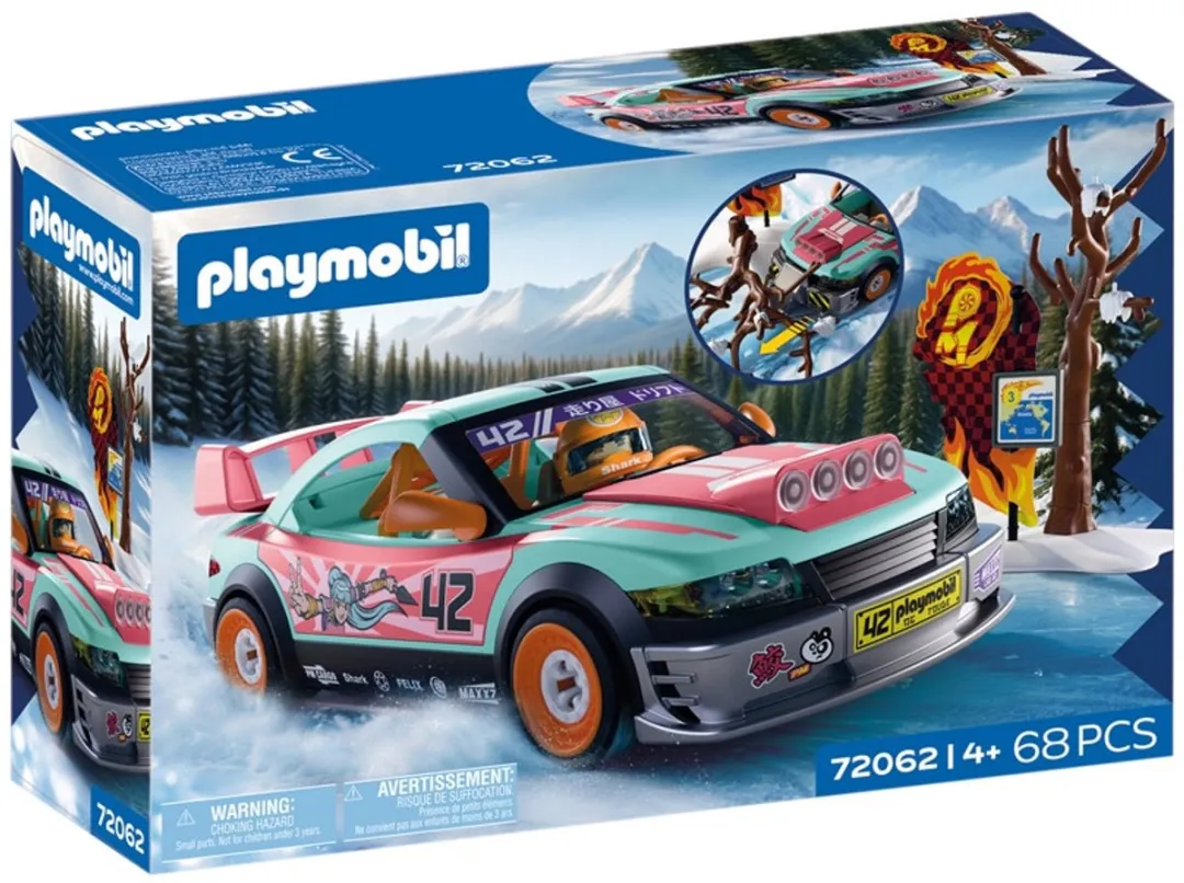 Playmobil 72062 Raceauto Speelset - 68-delig