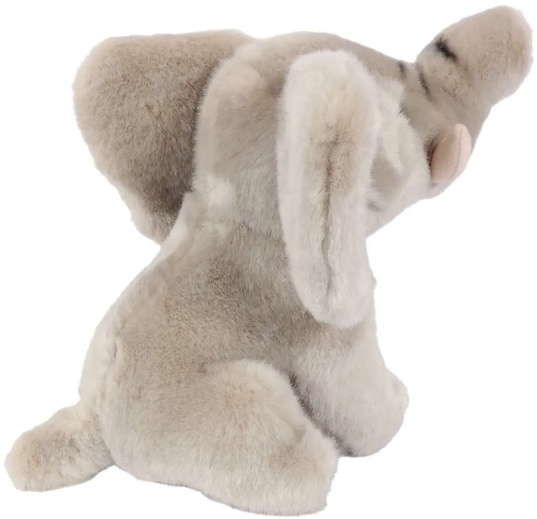PIA Soft Toys Pluche Olifant 18cm - Grijs