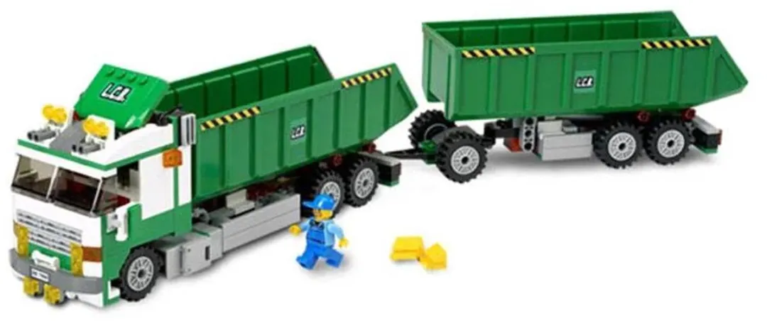 LEGO City Vrachtwagen met Aanhanger 7998 - 332 Stukken