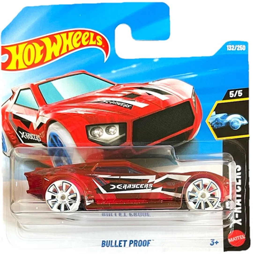 Hot Wheels X-Raycers Bullet Proof Transparant Red 21A