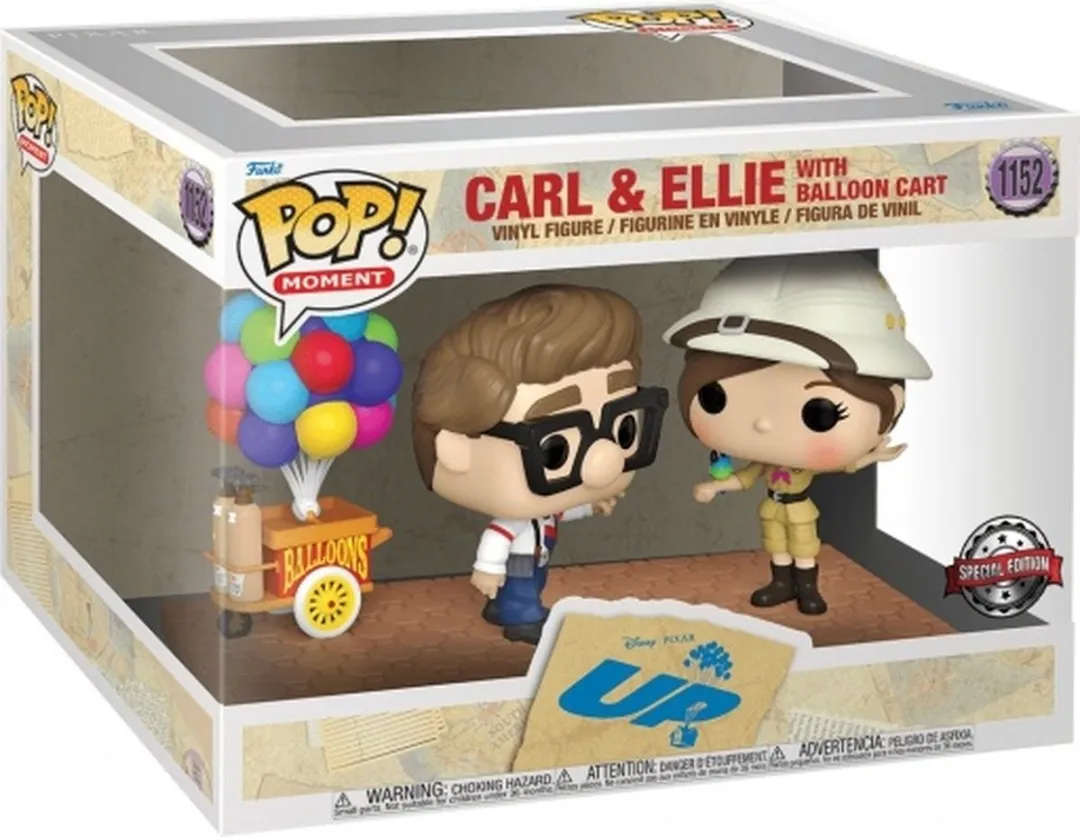 Funko Pop! Moment Up! Carl & Ellie Ballonkar 58944 - Veelkleurig