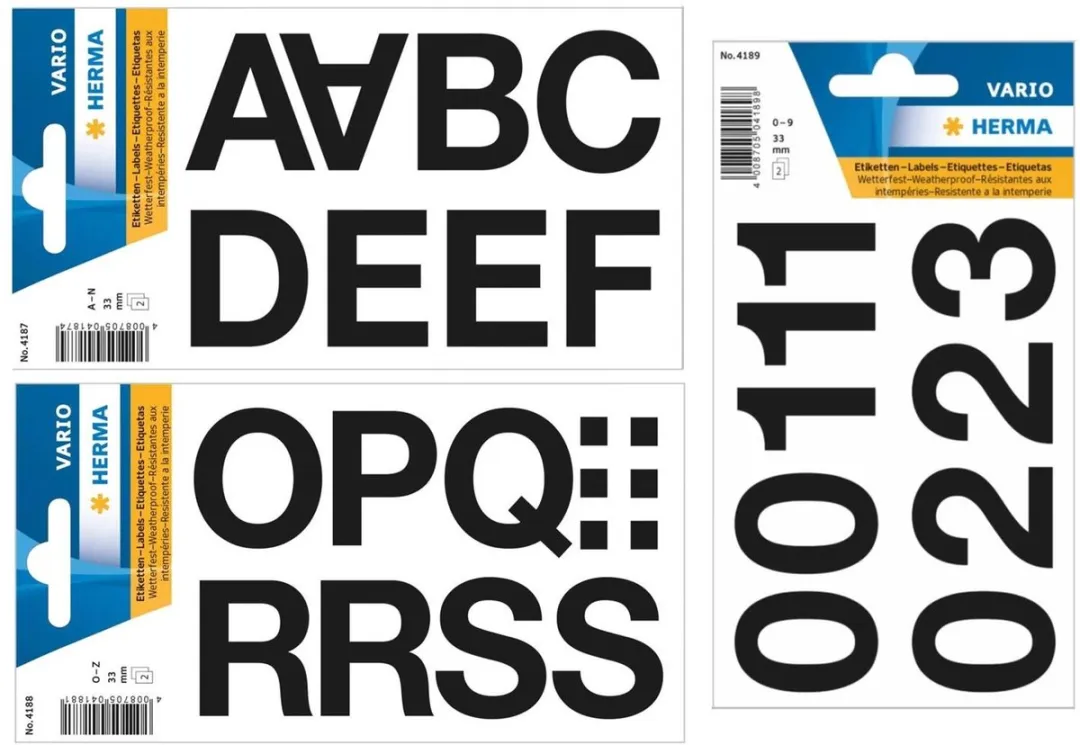 Herma Stickerletters & Cijfers 33mm