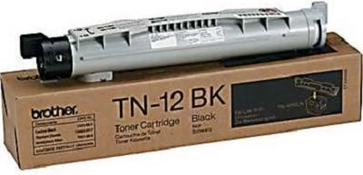 Brother TN-12BK Tonercartridge - Zwart