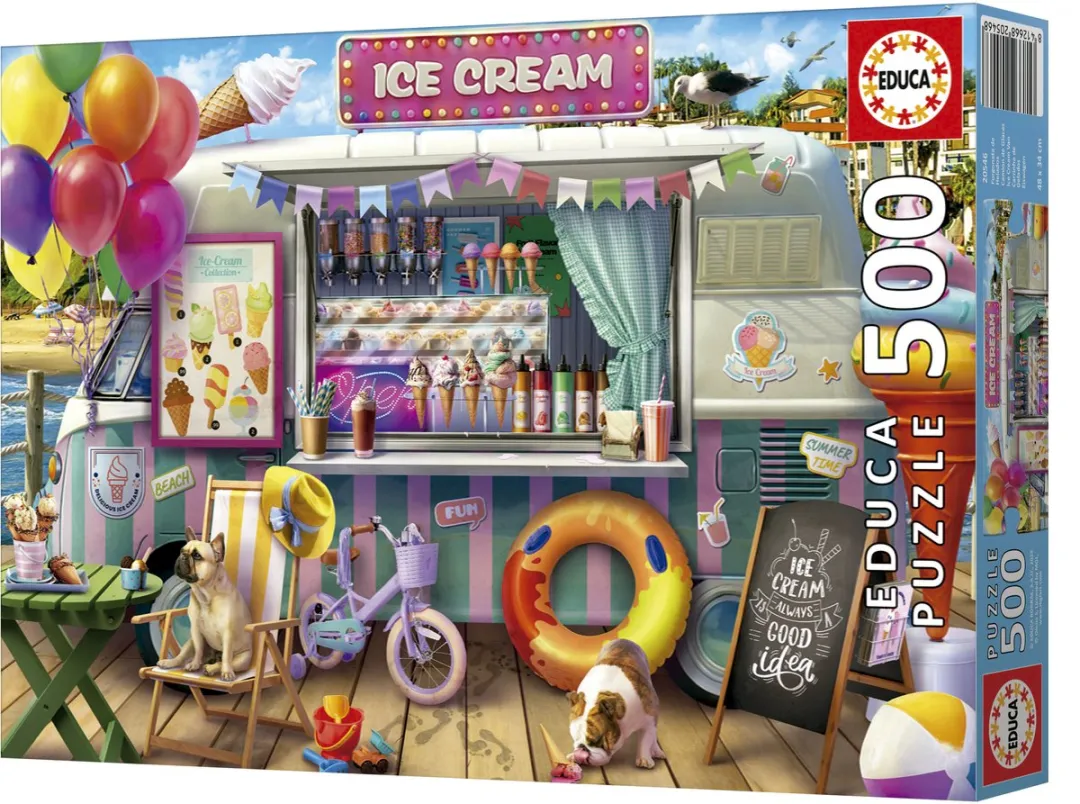 Educa Ice Cream Van Legpuzzel 500 Stuks - Multicolor