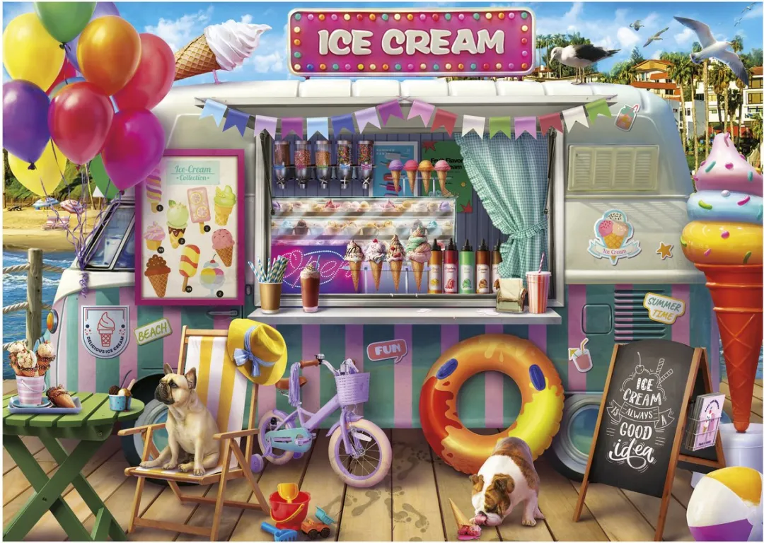 Educa Ice Cream Van Legpuzzel 500 Stuks - Multicolor