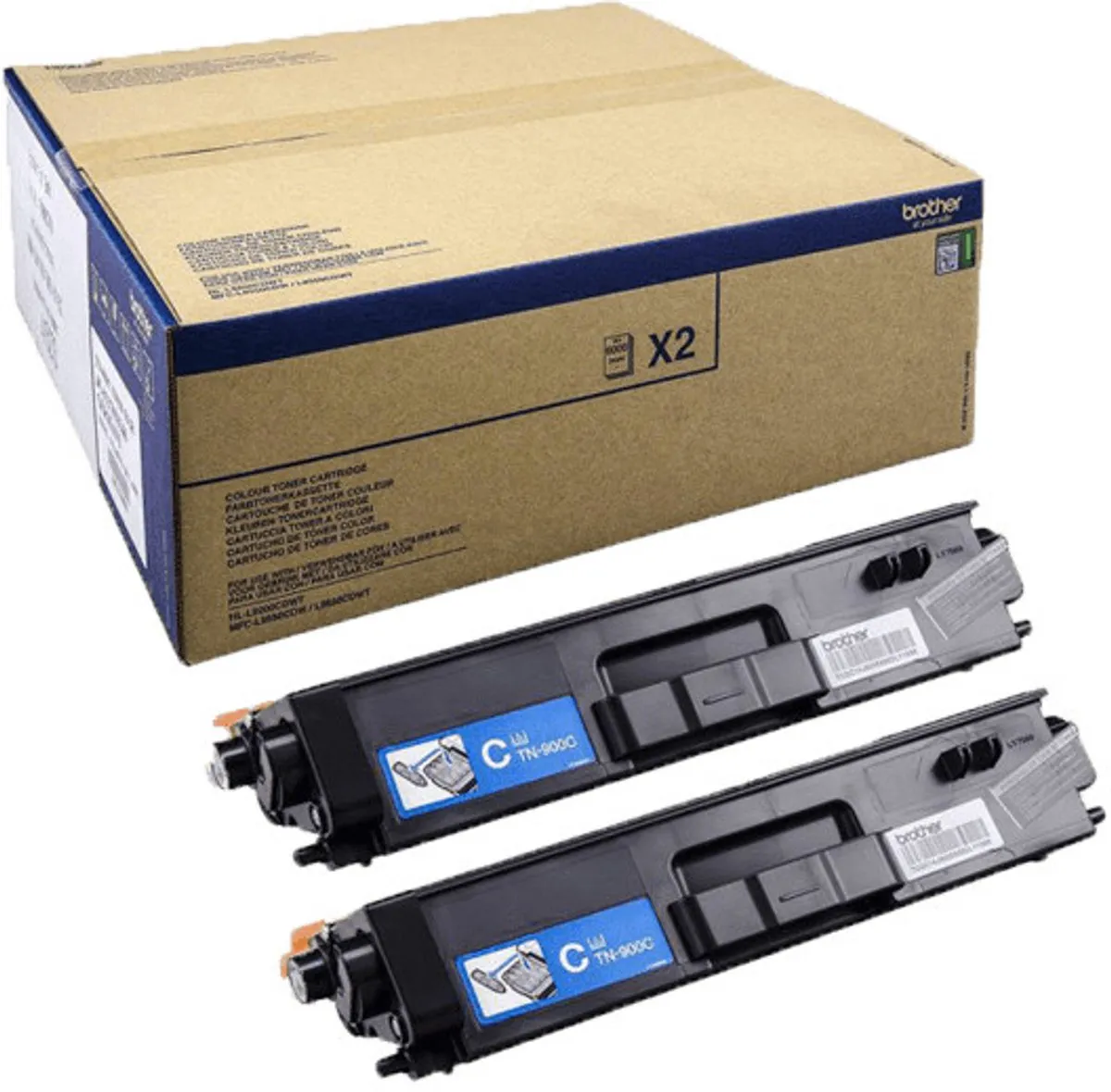 Brother TN-900CTWIN Tonercartridge