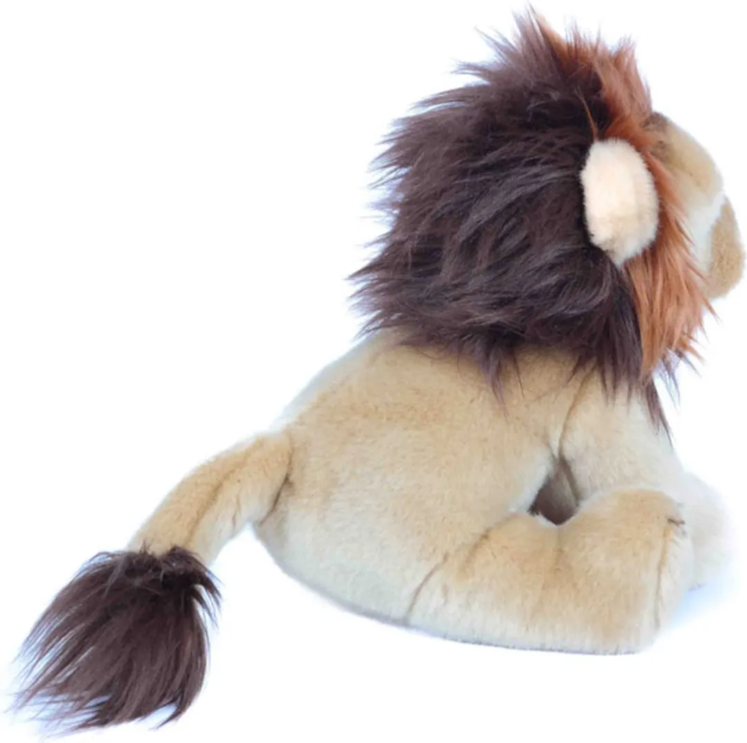 PIA Soft Toys Pluche Leeuw 30cm - Crème/Oranjebruin/Wit
